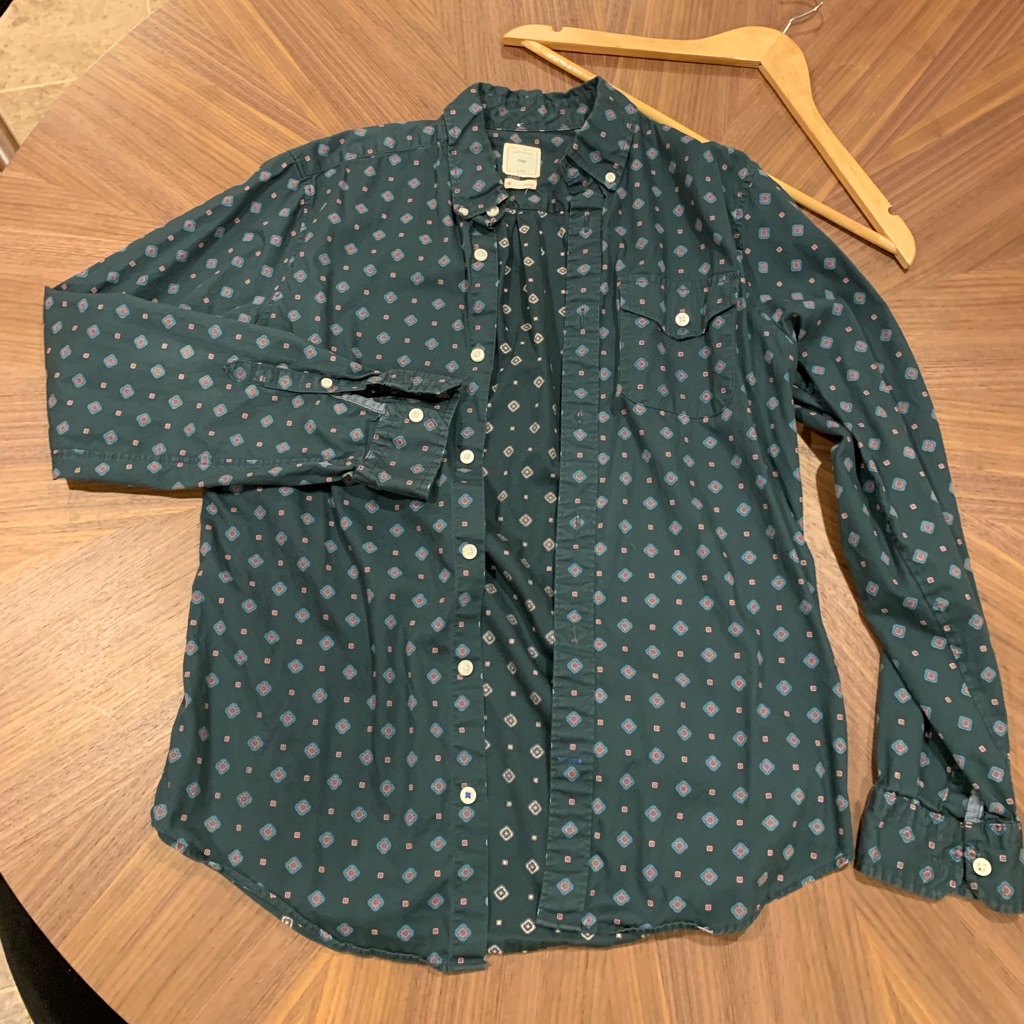 Gap Pattern Button Down Shirt